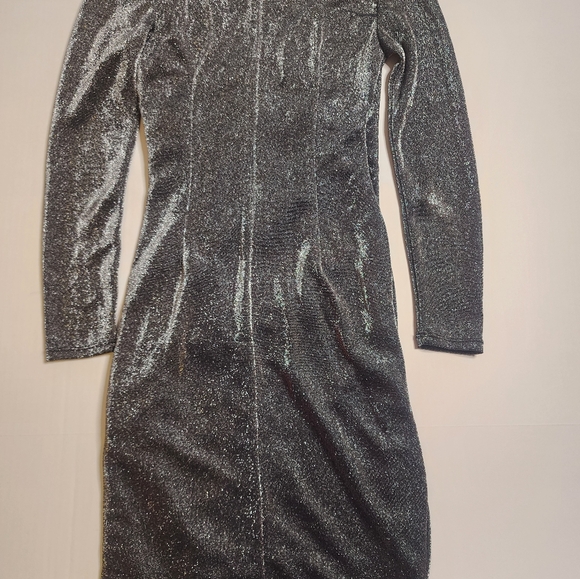 White House Black Market Metallic Dress XXS - Picture 3 of 4